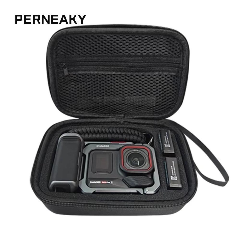 PERNEAKY กระเป๋า, Shock Resistance Fall Protection Carrying, ทนทาน EVA Xplorer Grip สําหรับ Insta360