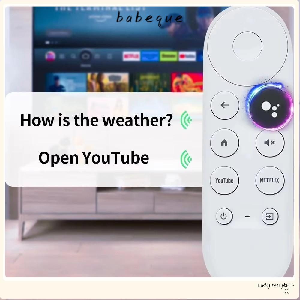 BABEQUE สําหรับ Google Chromecast Remote, HD ใช้งานร่วมกับ Snow Color Replacement Voice Remote Contr