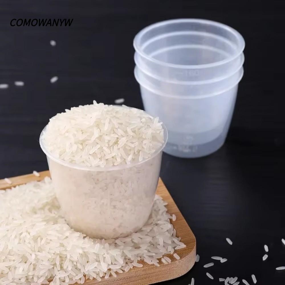 COMWANYW ถ้วยตวงข้าว, พลาสติกพร้อมเหยือกตวงขนาด, Mini 100/160ml Digital Kitchen Scale สําหรับหม้อหุงข้าวไฟฟ้า