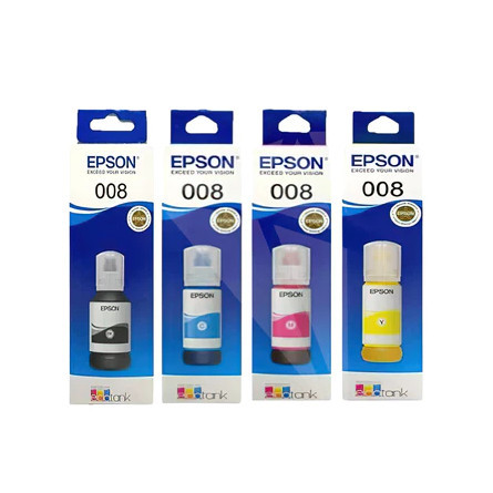 Epson หมึกเบอร์ 008 INK (หมึกสำหรับเครื่องพิมพ์) 15150/L15160/L15180/L6460/L6490/L6550/L6580
