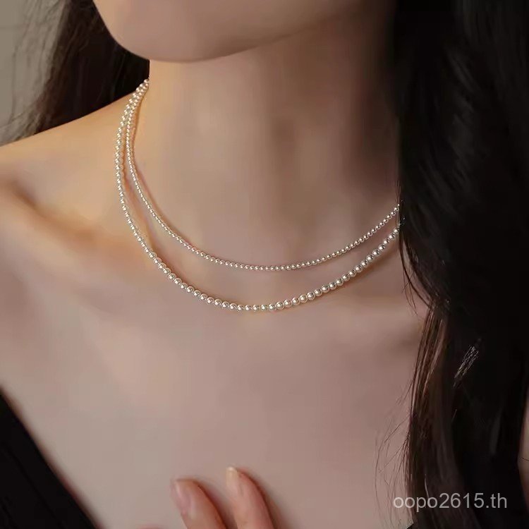 Pearl Pure Pearl สร้อยคอ Luxury Niche Light Feeling Fine Home Extremely Shi หญิง Clavicle Master Xia