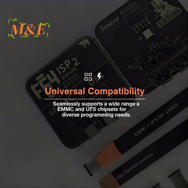 [M&E] Flash 64 Ultra UFS EMMC ISP V2 อะแดปเตอร์ F64 กล่องเครื่องมือที่มีความแม่นยําสําหรับซ่อมแซมชิป
