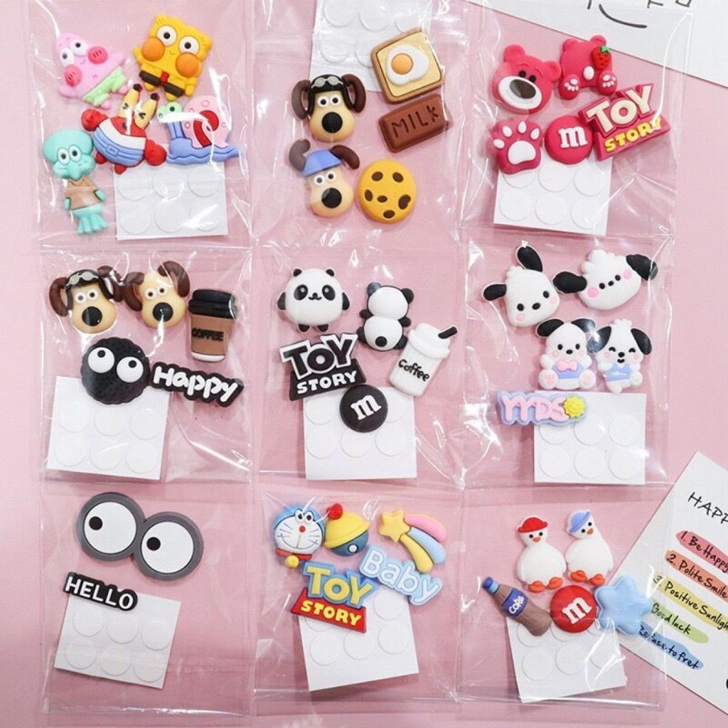 สติ๊กเกอร์ขวดดื่มลายนูน HP 3D, สติ๊กเกอร์เคสโทรศัพท์ลายการ์ตูน, Spongebob, Doraemon,Lotso, Kuromi, น