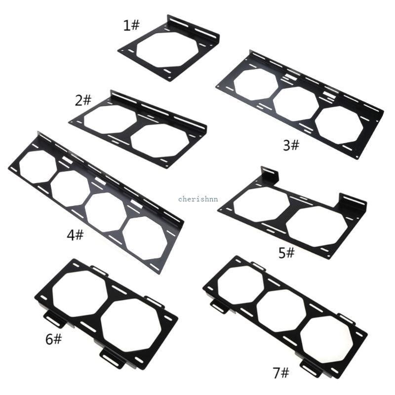 CH* Fan Bracket Water Cooling Fan Holder คอมพิวเตอร์ภายนอกสําหรับเคสฮีทซิงค์ Gadget