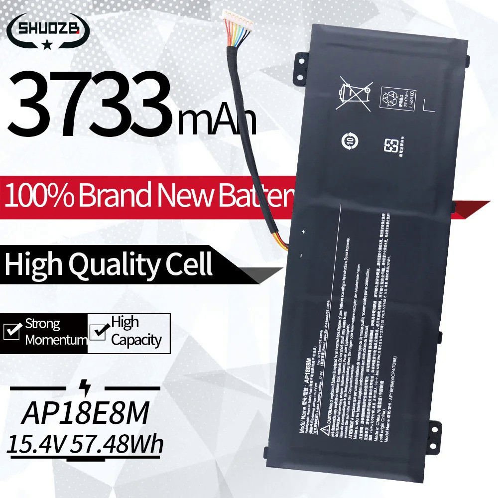 AP18E8M AP18E7M Laptop Battery For Acer Nitro 5 AN515-54 AN515-55 AN517-51 AN515-43 Aspire 7 A715-74