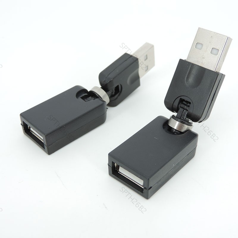ตัวแปลงอะแดปเตอร์ USB 2.0 หมุนได้ 360 องศา TH26B2