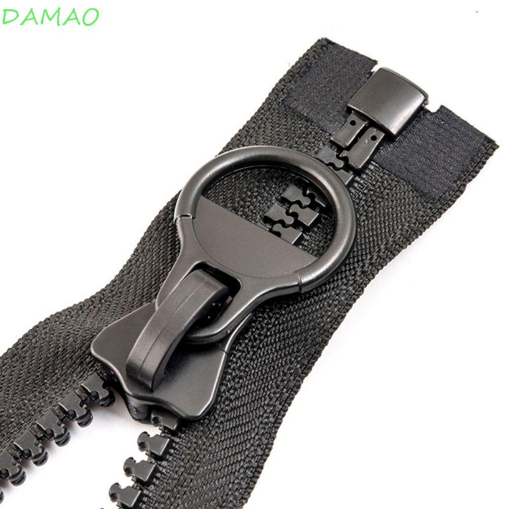 DAMAO ซิปสําหรับลงเสื้อแจ็คเก็ตหัตถกรรมเต็นท์ DIY พร้อมแหวนดึงหัวเลื่อนทนทาน