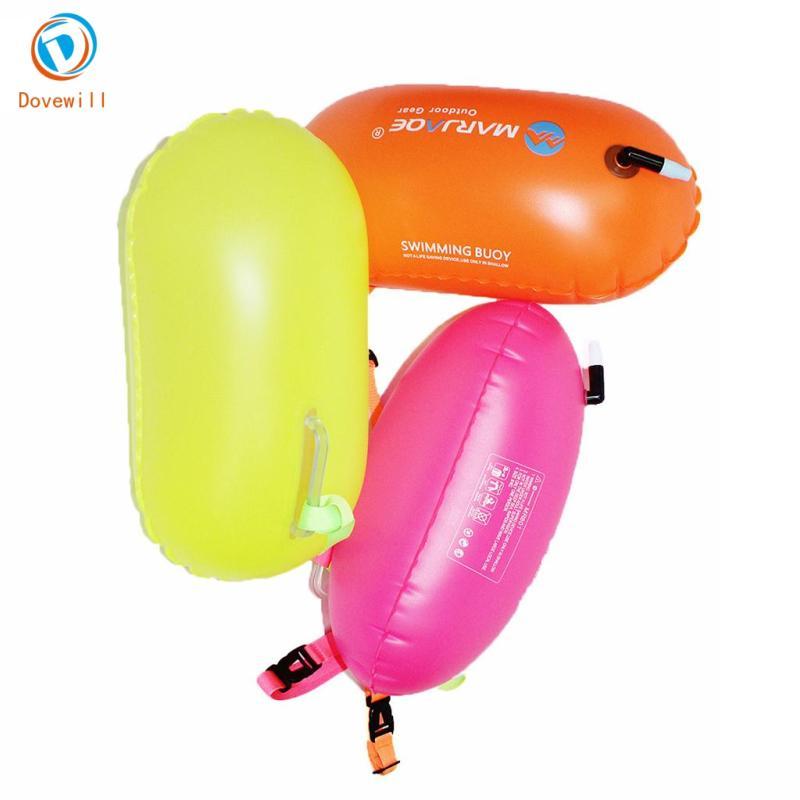 อุปกรณ์ว่ายน้ำ Dovewill Swim Buoy แบบ ultralight inflatable float สำหรับความปลอดภัยใน lake และ pool
