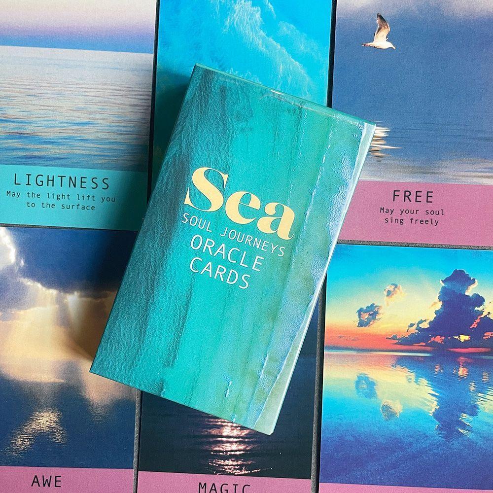 Ocean Mind Journey Sea Soul Journeys Oracle Ocean Soul Journey Oracle Card 10 * 6 บริการคุณภาพสูง