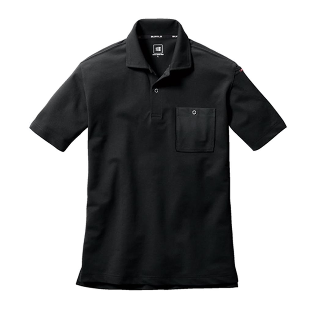 Burtle Short-Sleeve Polo Shirt 667-35-M Black 667-35-M