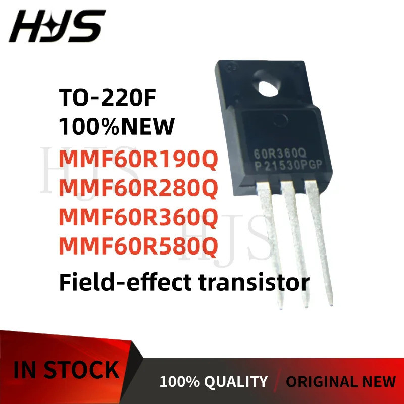 10PCS คุณภาพใหม่ TO-220F MMF60R190Q MMF60R280Q MMF60R360Q MMF60R580Q TO220F ในสต็อก mos ในสต็อกชิป G