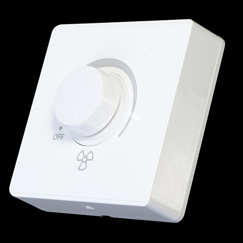 (time) การปรับพัดลมเพดาน 86 ประเภท Stepless Speed Controller สวิตช์ผนัง 220V 10A (TH)