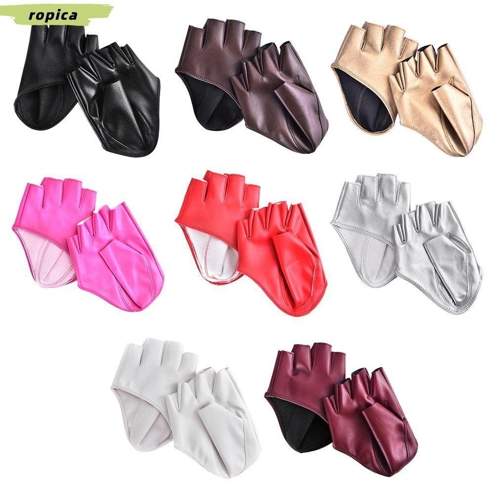 ถุงมือหนัง Goth Lolita ROPICA PU สำหรับผู้ชายและผู้หญิง ออกแบบมาเพื่อสวมใส่ในขณะขับรถ