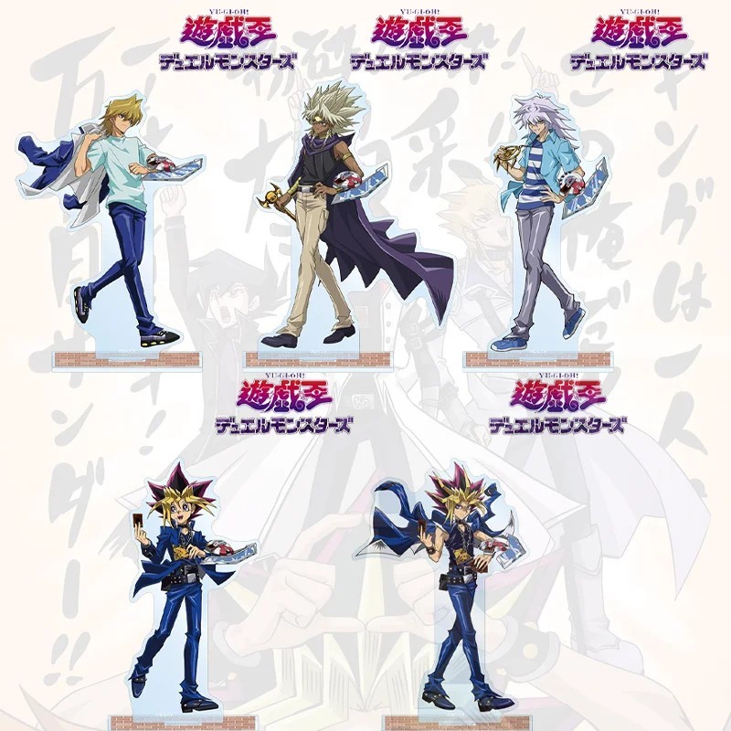 Standee Anime Yu-Gi-Oh King of Games mica โมเดลตกแต่งโต๊ะตัวละคร Yugi Muto Yami Yugi Joey Bakura สูง