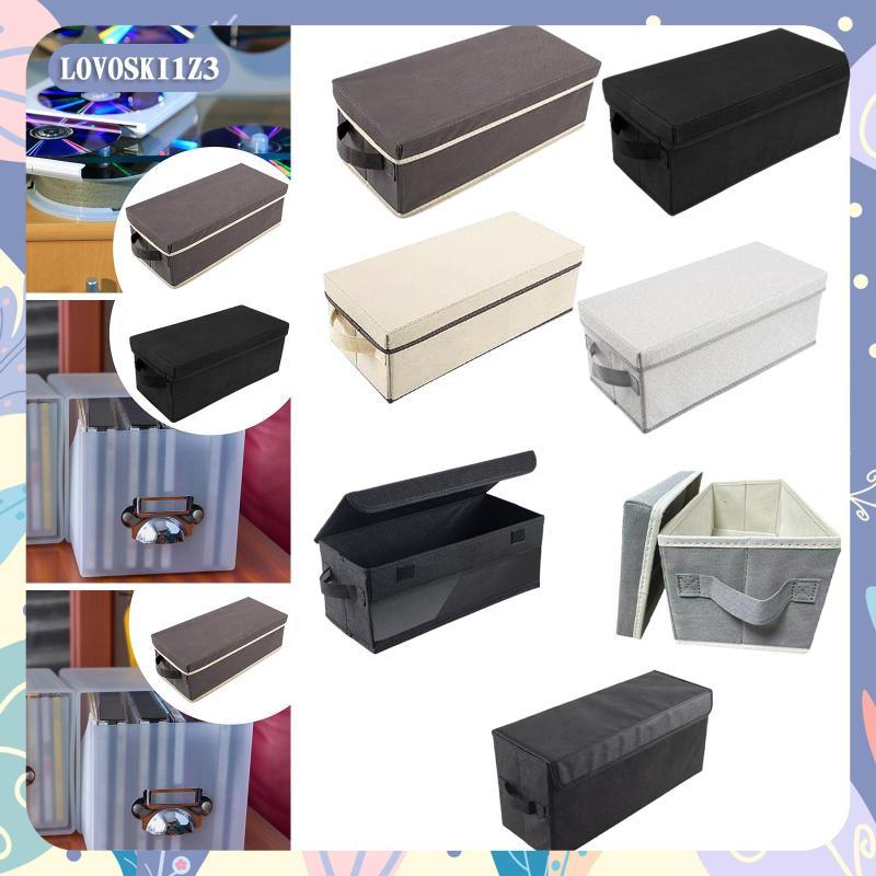 [lovoski1z3] CD Case Container อเนกประสงค์ที่ใช้งานได้จริงง่ายต่อการย้าย DVD Storage Bag Disc Holder
