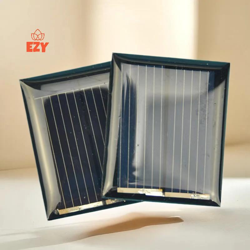 EZY 1 ชิ้น DIY Charger แบบพกพา Micro Solar System 1 โวลต์ 5 โวลต์แผงพลังงานแสงอาทิตย์ Polysilicon สํ
