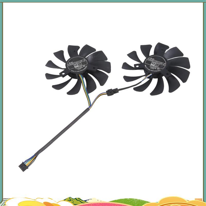 ใหม่ 1 คู่พัดลมการ์ดกราฟิก 85 มม. Ha9010H12F-Z 4Pin Cooler พัดลมสําหรับ Gtx 1060 Oc 6G Gtx 960 P106-