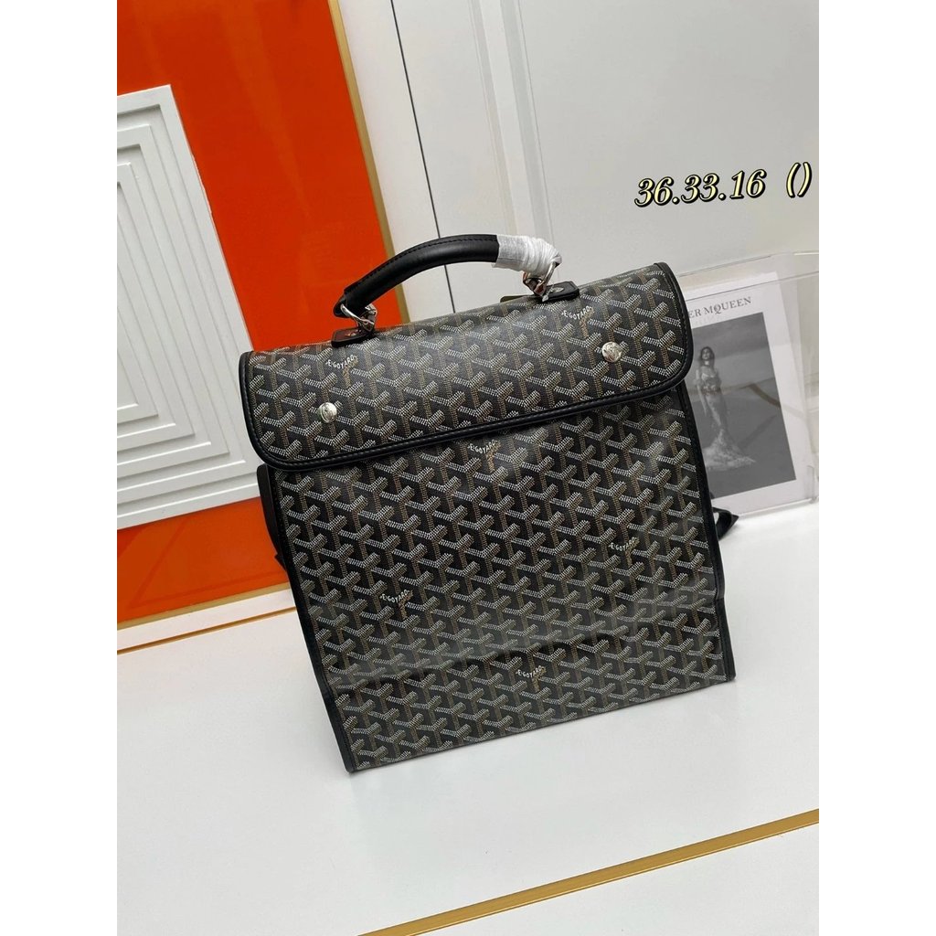 กระเป๋าเป้สะพายหลัง Goyard Saint Leger แบบพับได้สำหรับผู้ชายและผู้หญิง กระเป๋าแฟชั่นที่เหมาะกับทุกกิ