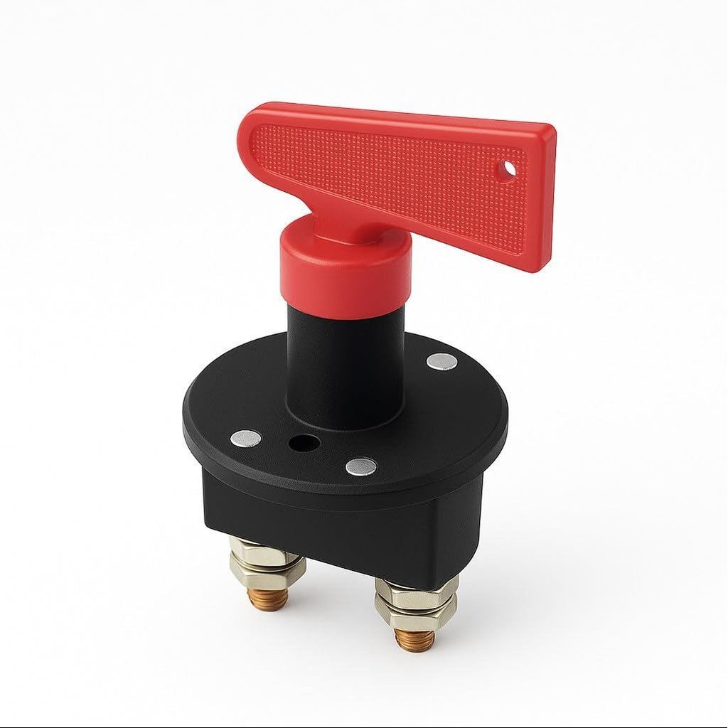 MGI SpeedWare แบตเตอรี่ Isolator Disconnect Kill Switch สําหรับยานยนต์ 12v/24v และ Marine (พร้อมกุญแ