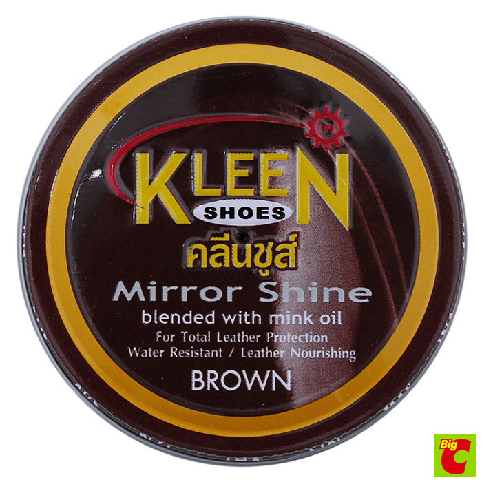 Kleen Shoes شمع أحذية Mirror Shine — بني 60 مل