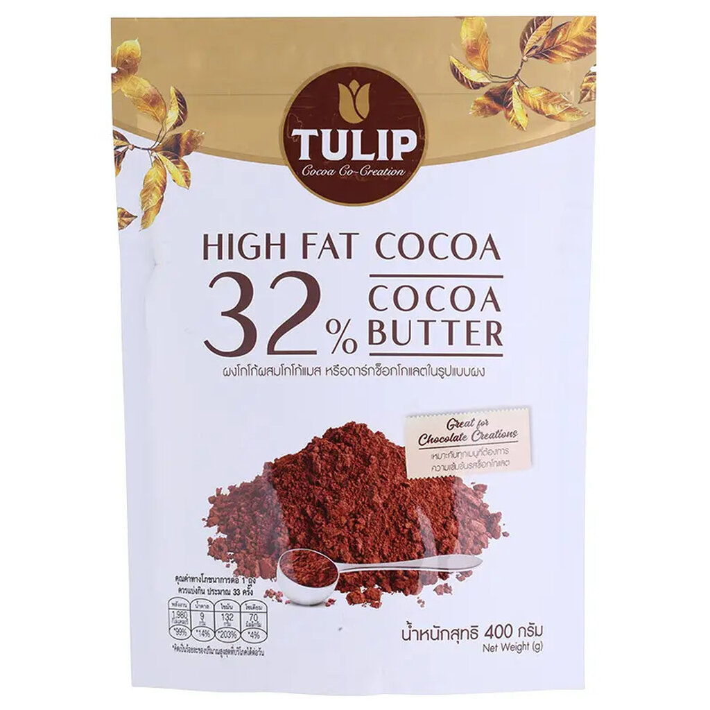 Tulip ผงโกโก้ผสมโกโก้แมส 32% 350g.