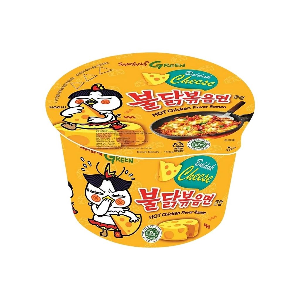 ซัมยัง บูลดัก โบลว์ชีส(Samyang Buldak Bowl Ramen Cheese 105g.)