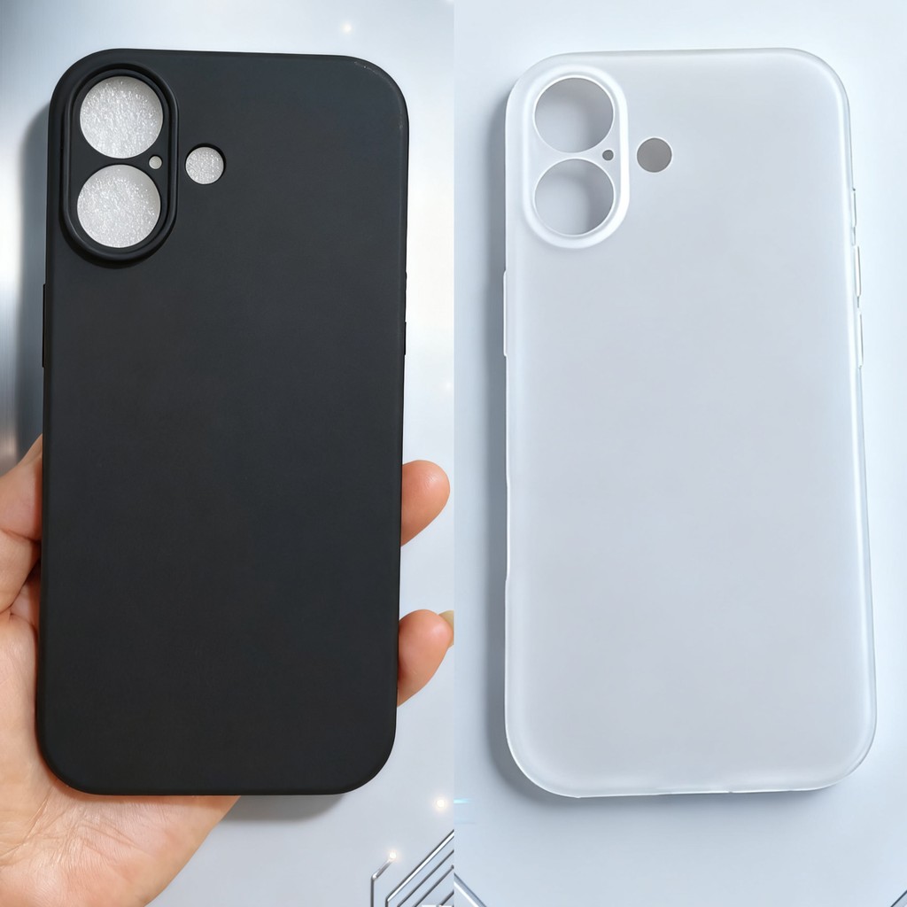 สไตล์ใหม่เหมาะสําหรับ Apple iPhone17, 17pro, 17promax Frosted สีดําสีขาวเคสโทรศัพท์ iphone17 รวมทุกอ