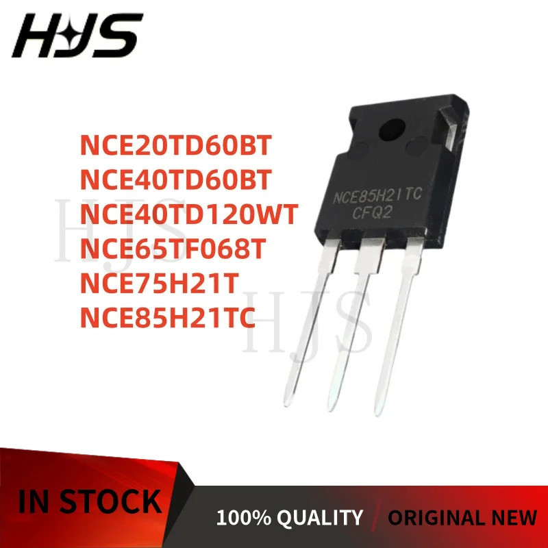 5 ชิ้น/ล็อต NCE20TD60BT NCE40TD60BT NCE40TD120WT NCE65TF068T NCE75H21T NCE85H21TC TO-247 MOS ชิป ic 