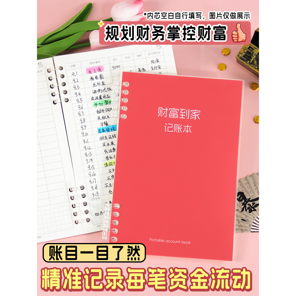 Daily Diary Ledger Family การจัดการการเงิน Ledger ธุรกิจ Ledger Shop Ledger Income Expenditure Table