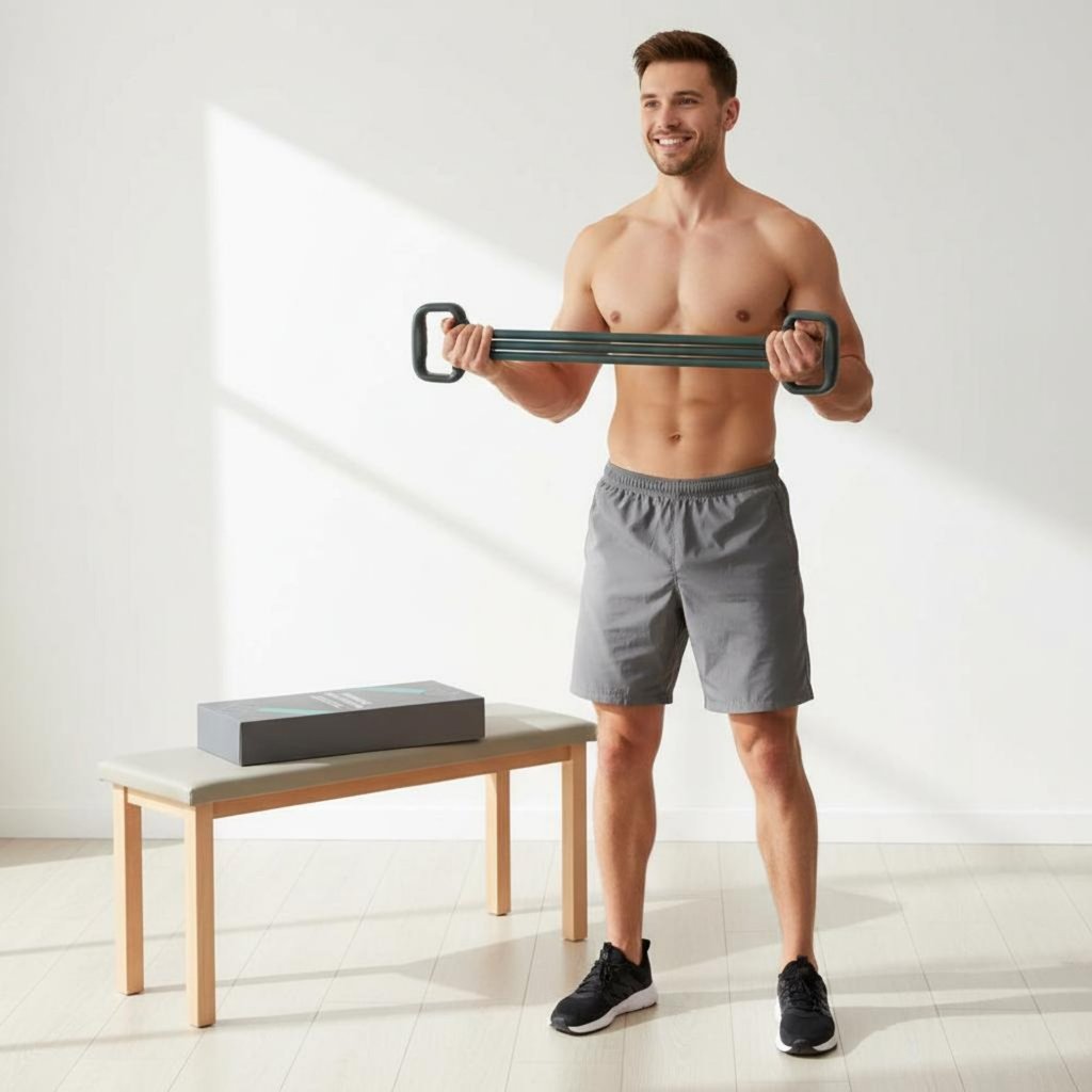 หลอด.Multi-Tube Resistance Band กันลื่นปรับได้ เพิ่มความแข็งแรงและสร้างกล้ามเนื้อ
