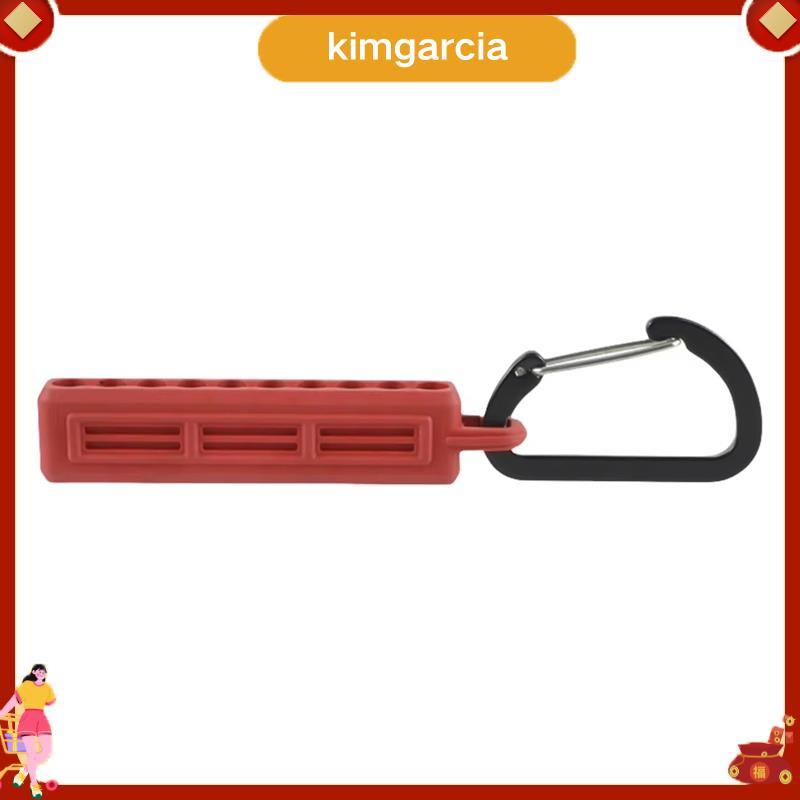 kimgarcia เจาะ Bit Storage คลิปเจาะ Bits Storage Case ไขควงบิตผู้ถือไขควง Bit Storage Organizer พลาส
