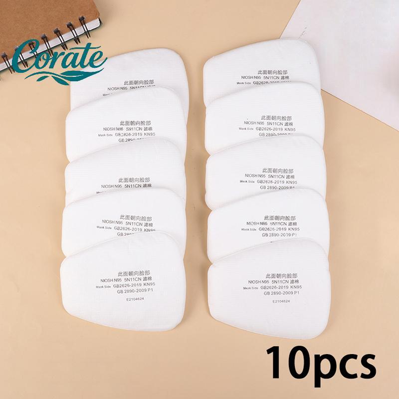 [Crate] 10 ชิ้น 5N11 ฝุ่นกรองผู้ถือกระดาษสําหรับ 3M 6001-6200/7502/6800 เคมี ing ภาพวาด Respirator ห