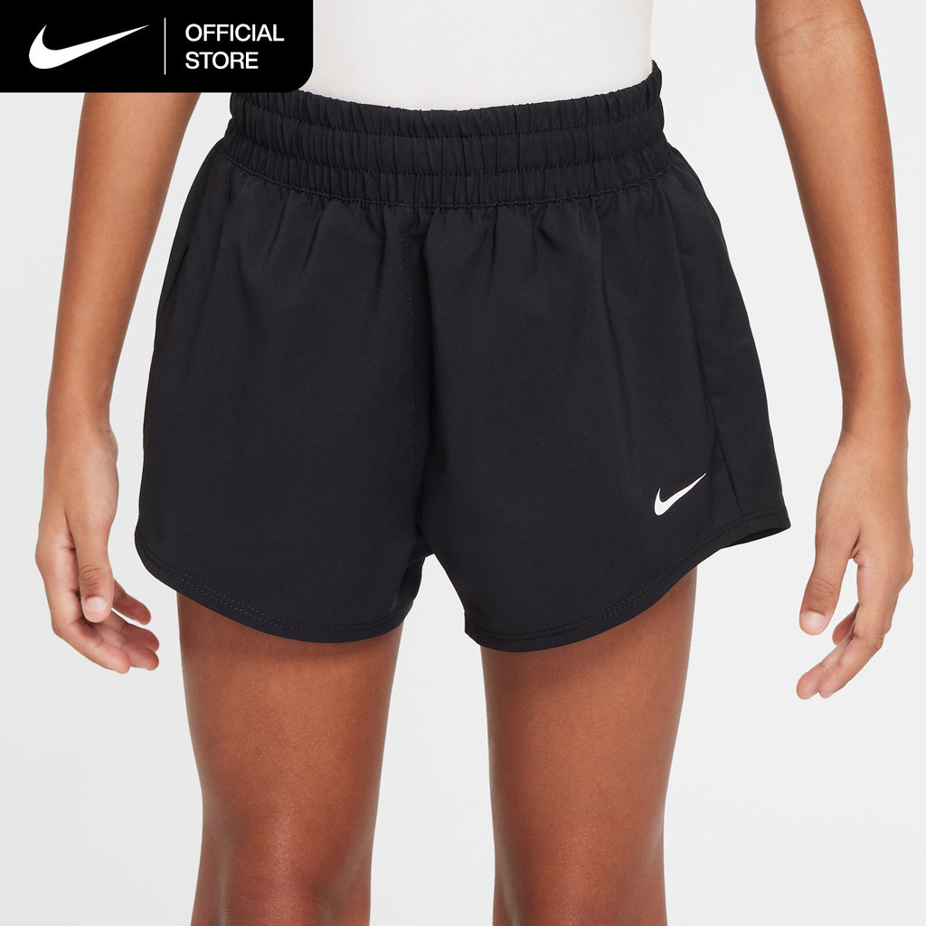 Nike Dri-FIT Older Kids' (Girls') One 3" 2-in-1 Shorts - Black [HF8237-010]