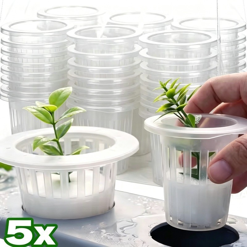 Slotted Breathable Nursery Mesh Basket-Anti-Rot Root Hydroponic Plant Plant Plant Planting Pot