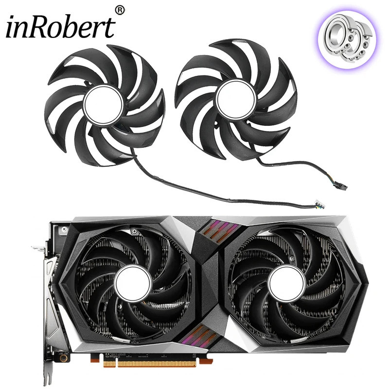 ใหม่ 95 มม.PLD10010B12HH Cooler พัดลมเปลี่ยนสําหรับ MSI RTX3060 Ti RX 6600 6700 XT เกมกราฟิกการ์ด Co