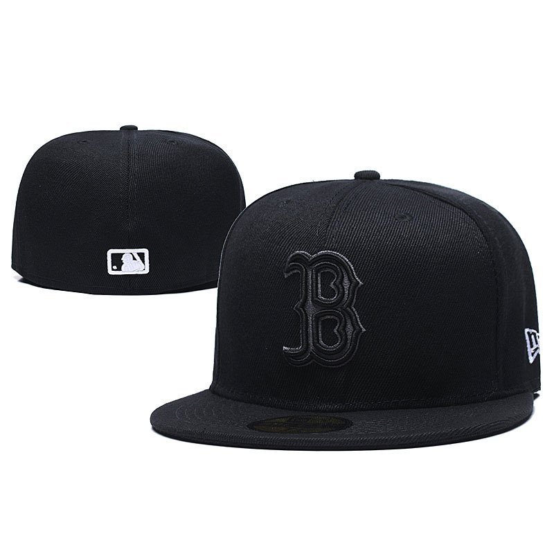 MLB Boston Red Sox หมวก 59FIFTY คุณภาพสูง สำหรับผู้ชายและผู้หญิง