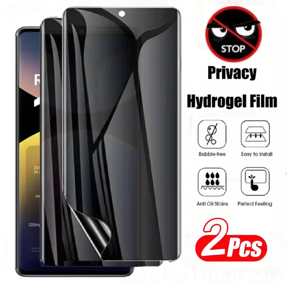 2 ชิ้นสําหรับ Vivo Y300i Y300T Y300 GT Anti-Spy ป้องกันหน้าจอความเป็นส่วนตัวฟิล์มไฮโดรเจล