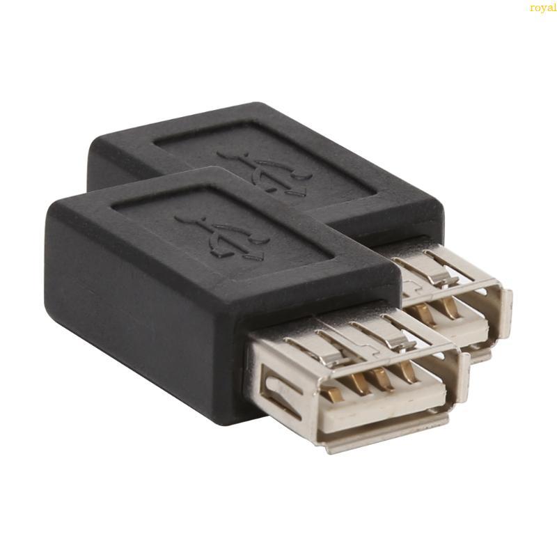 (ส่วนลดสูง)oyalking.th USB Female to Micro USB 5pin Female Female to Micro Female Extension Adapter