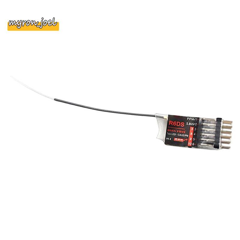 สําหรับ Radiolink R6DS 2.4G 6CH DSSS Receiver สําหรับ AT9 AT9S AT10 II เครื่องส่งสัญญาณ, Dual เสาอาก