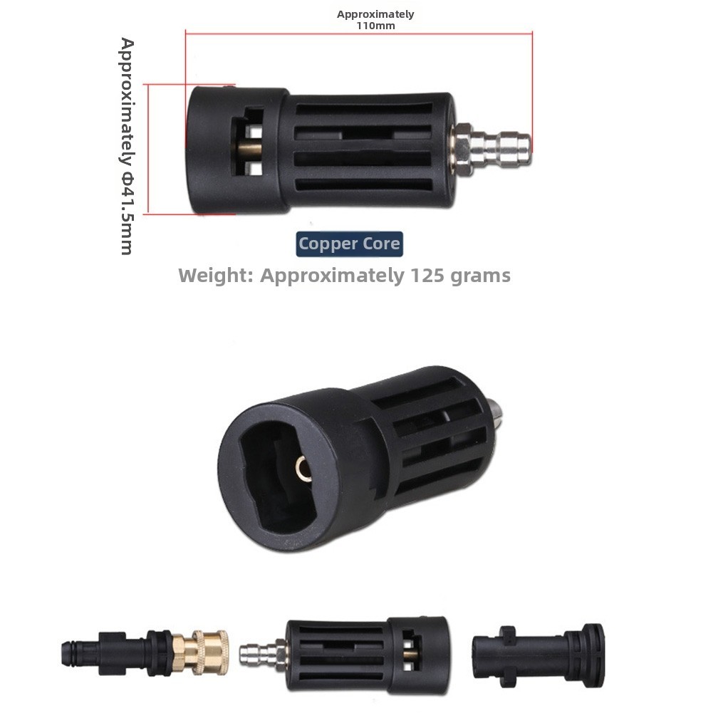 JAKO HOT สําหรับ Karcher Pressure Washer Adapter: เชื่อมต่ออย่างรวดเร็วสําหรับการทําความสะอาดที่ได้ร