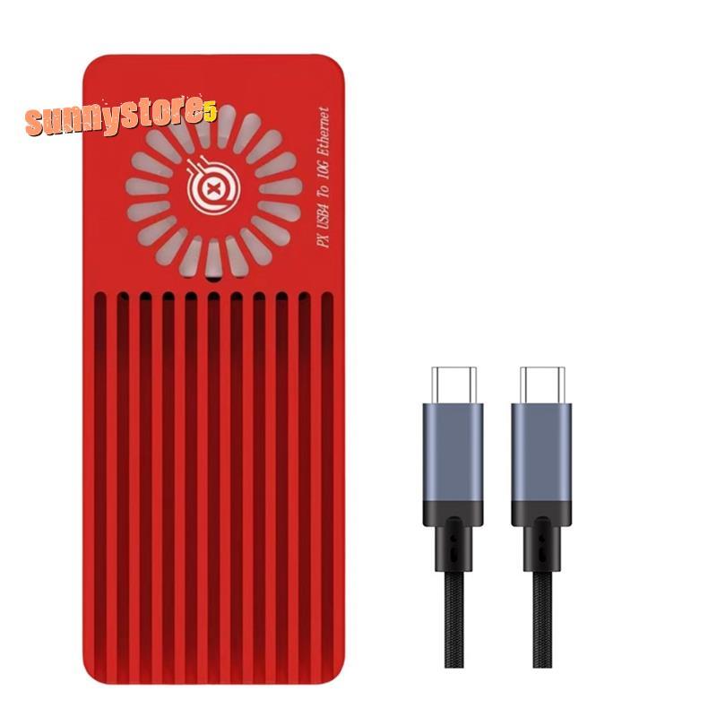 สําหรับการ์ดเครือข่าย 10G USB4 ถึง 10G Ethernet สําหรับ 3/4 10Gbps USB4 สําหรับ Win10/11 Linux