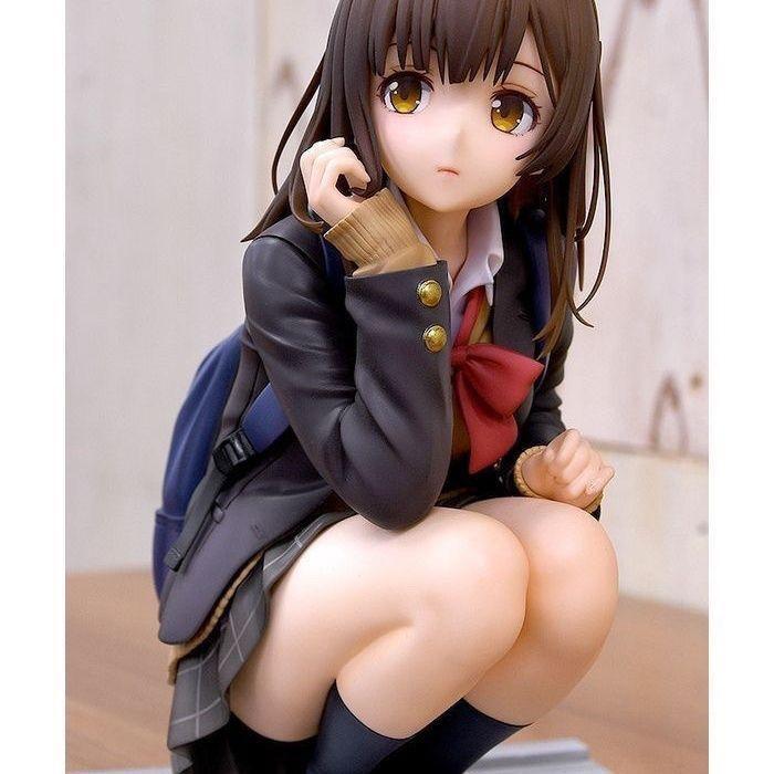 [จํากัดเวลา Seckill] นักเรียนหญิงมัธยมปลาย Ogihara Sayu นั่งยองท่าทางโมเดลแชสซีตกแต่ง
