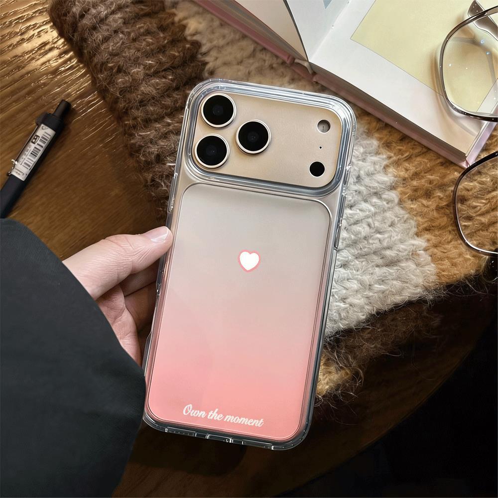 Honey Peach Love สําหรับ iPhone 17promax เคสโทรศัพท์ 16plus หนังแกะขนาดเล็ก Air