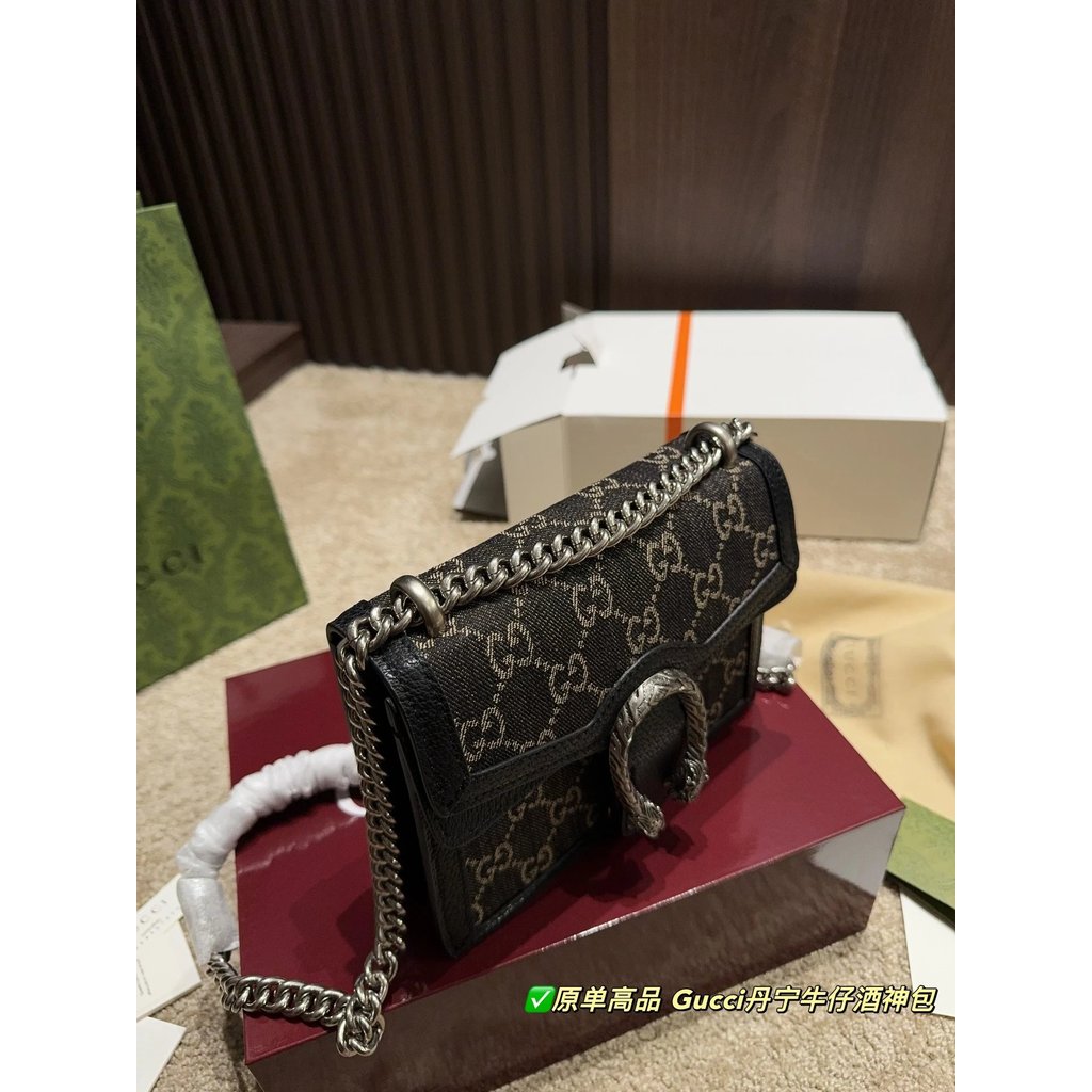 บรรจุภัณฑ์ครบชุด ️ Size 20.15 Denim Denim Bacchus Bag