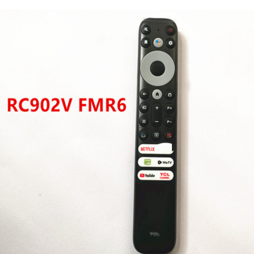 TCL Voice Command TV รีโมทคอนโทรล RC902V FMR6 เหมาะสําหรับ TCL TV Voice รีโมทคอนโทรล RC902V และ RC90