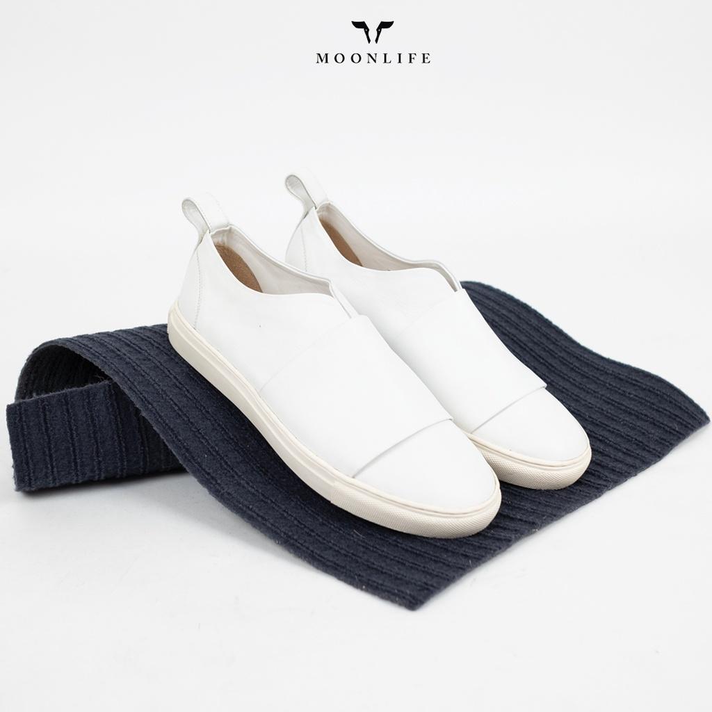 【SALE】Moonlife Everyday White No.2 รองเท้าหนังวัวแท้