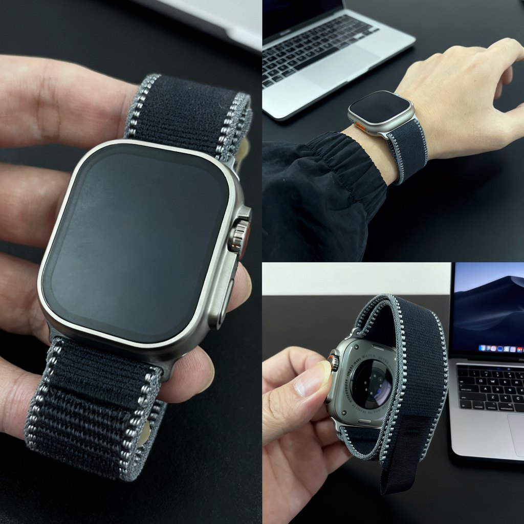 นาฬิกาออโต้ นาฬิกาข้อมือผู้หญิง เหมาะสำหรับสายนาฬิกา Apple Watch รุ่น11ปี2025 Wilder Trail Ultra 3 Apple Watch iWatch 9แบบห่วงกลับสไตล์สปอร์ต S10
