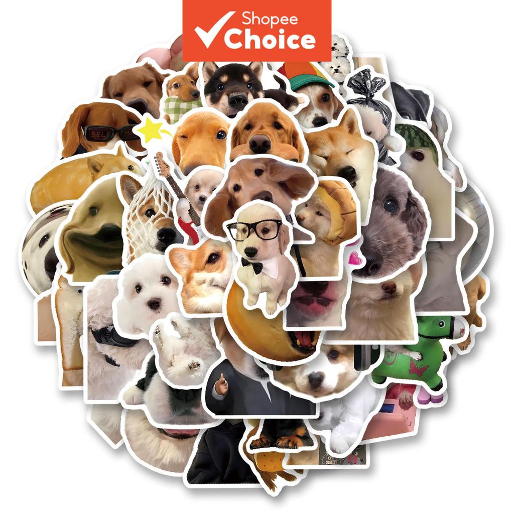 Puppy Meme สติกเกอร์ 250pcs ความงามสติกเกอร์กันน้ําอะนิเมะ 80s ตลก Art Deacl Pack ตกแต่งกระเป๋าเดินทาง DIY กระเป๋าเดินทาง Party ของขวัญ