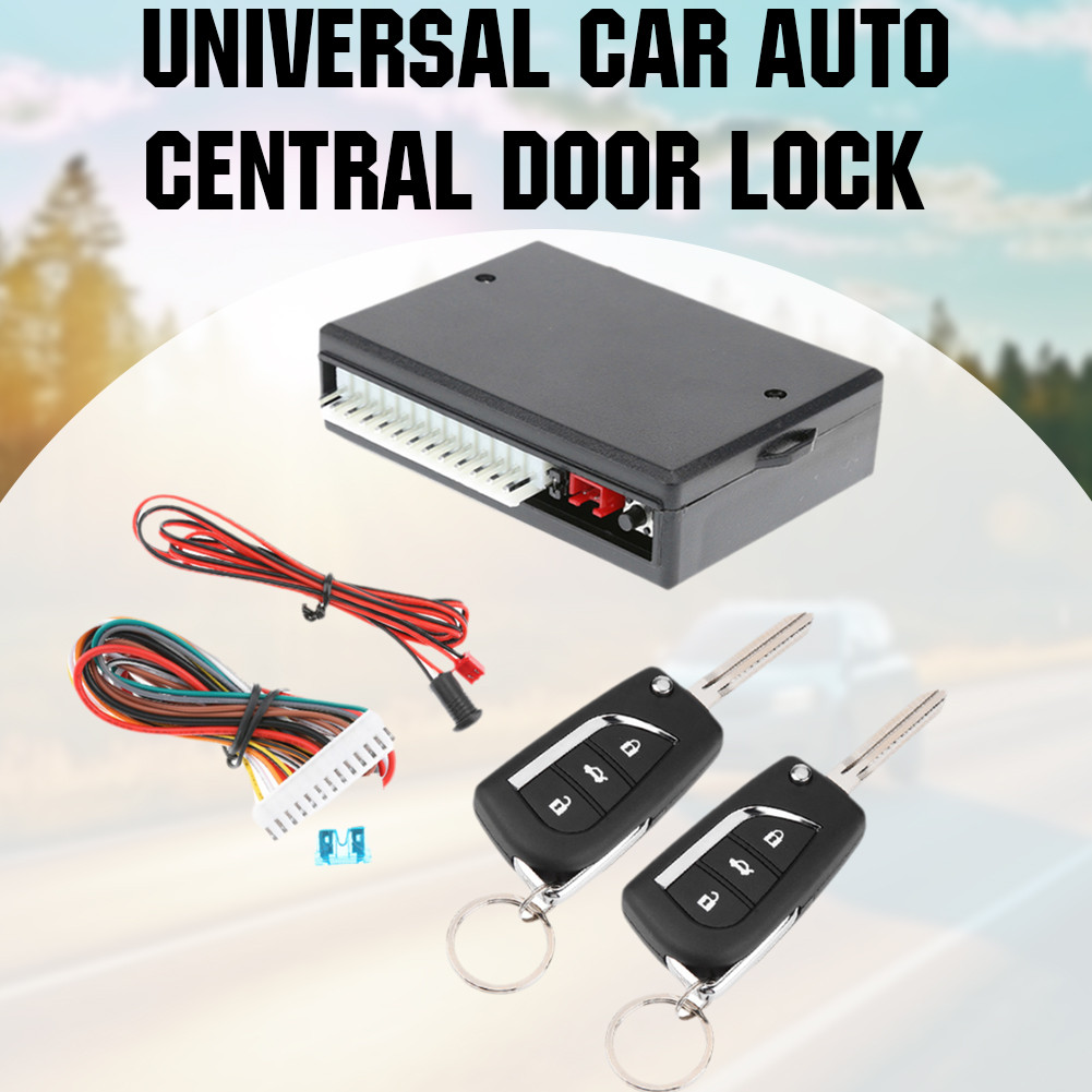 Car Auto Keyless Entry System รีโมทคอนโทรล Central Locking Kit VH13P