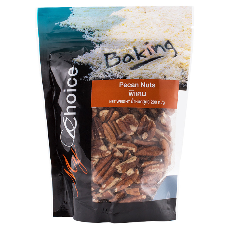 มายช้อยส์พีแคน 200กรัม My Choice Pecan Nuts 200g. [หมายเลขบาร์โค้ด 8853474015085 ]